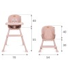 Стільчик для годування Kidwell Eatan Pink