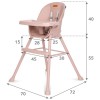 Стільчик для годування Kidwell Eatan Pink