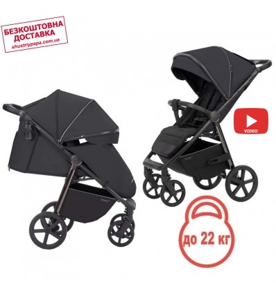 Прогулянкова коляска Carrello Bravo Plus CRL-5515 Jet Black
