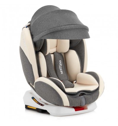 Автокресло детское с поворотом на 360° Sesttino Octagon IsoFix cream grey, 0-36 кг
