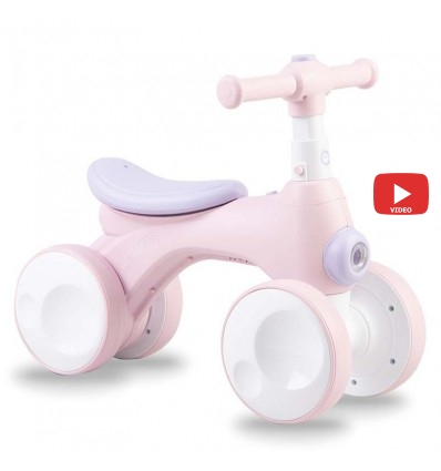 Беговел с мыльными пузырями Momi Tobis pink