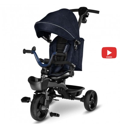Велосипед трехколесный Lionelo Kori Blue Navy