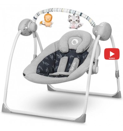 Качели Lionelo Ruben Grey Graphite серые