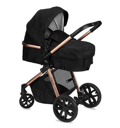 Прогулочная коляска 2 в 1 MoMi Limuru black