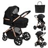 Прогулочная коляска 2 в 1 MoMi Limuru black