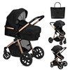 Прогулочная коляска 2 в 1 MoMi Limuru black