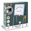 Двухсторонний мольберт Smoby 410308 Буквы и цифры на металлических ножках синий