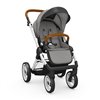 Детская прогулочная коляска Mutsy EVO Urban Nomad Light Grey - Dark Grey Cognac