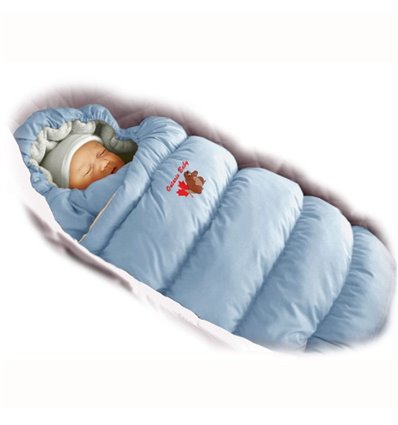 Пуховий конверт Ontario Inflated-A Light Blue 091 з підкладкою з фланелі