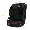 Автокресло детское Lionelo Laris I-Size Sporty Black Red 15-36 кг