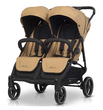 Прогулянкова коляска для двійні EasyGo Doblo 2024 Camel