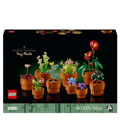 Конструктор LEGO Icons Мініатюрні рослини 758 деталей (10329)