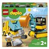 Конструктор LEGO DUPLO Вантажівка та гусеничний екскаватор 20 деталей (10931)