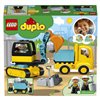 Конструктор LEGO DUPLO Вантажівка та гусеничний екскаватор 20 деталей (10931)