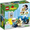 Конструктор LEGO DUPLO Rescue Полицейский мотоцикл 5 деталей (10967)