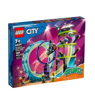 Конструктор LEGO City Stuntz Невероятная задача для каскадеров 385 деталей (60361)