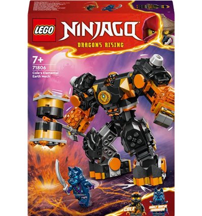 Конструктор LEGO NINJAGO Робот земної стихії Коула 235 деталей (71806)