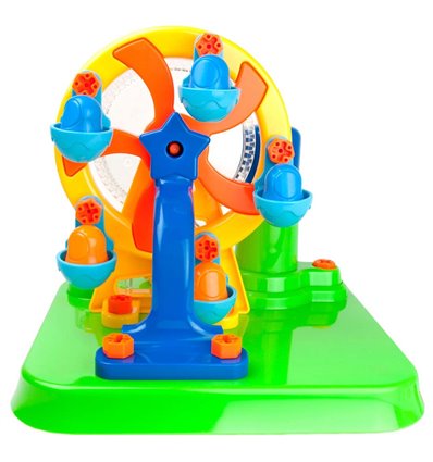 Набор для сборки Edu-Toys Колесо обозрения с инструментами 46 деталей (JS025)