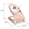Кресло-шезлонг для малыша Caretero Pine Pink