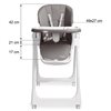 Стульчик для кормления Caretero Megalo Dark Grey