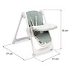 Стільчик для годування Caretero Megalo Mint