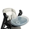 Стульчик для кормления - качели 2 в 1 Caretero Indigo Black Grey