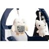 Стульчик для кормления - качели 2 в 1 Caretero Indigo Black Navy