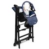 Стульчик для кормления - качели 2 в 1 Caretero Indigo Black Navy