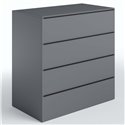Комод Moreli TX04 4 ящика Антрацит