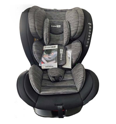 Автокресло детское FreeON Sierra Isofix, 40 - 150, black-grey