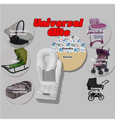 Матрасик-трансформер в коляску Ontario Universal Elite Beige