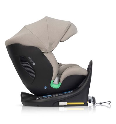 Автокресло детское EasyGo Cosy IsoFix Taupe, 0-36 кг