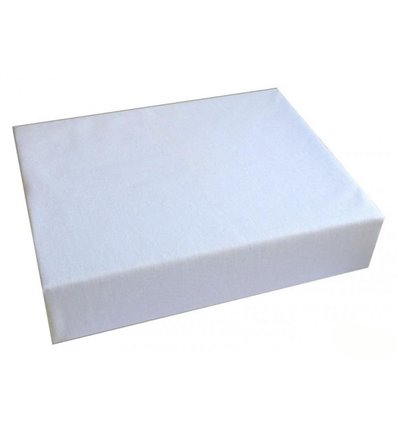 Простирадло Twins на резинці біле