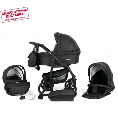 Дитяча коляска 3 в 1 Verdi Travel 9023-VTL-05, black