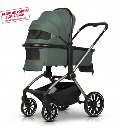 Дитяча коляска 2 в 1 EasyGo Giro green