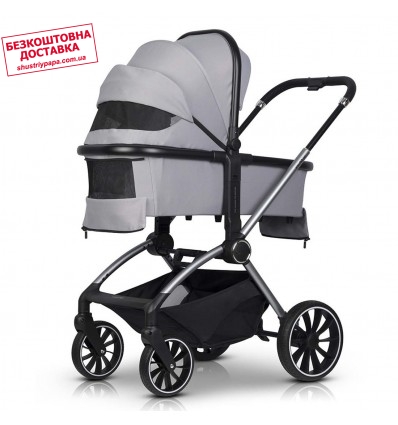 Детская коляска 2 в 1 EasyGo Giro grey