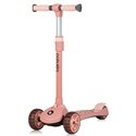 Самокат трехколесный складной с сиденьем Lionelo Pink Rose