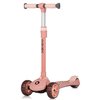 Самокат триколісний складний з сидінням Lionelo Pink Rose