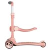 Самокат триколісний складний з сидінням Lionelo Pink Rose