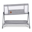 Кроватка приставная Lionelo Luna Grey Concrete
