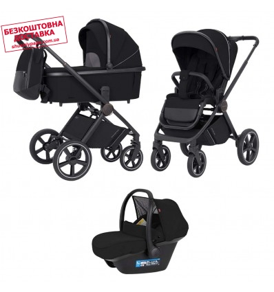 Детская коляска 3 в 1 Carrello CRL-6519 Sable Black