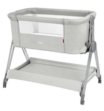 Ліжечко приставне Carrello Gracia CRL-16502 Cool Grey