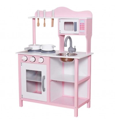 Дитяча кухня Avko Нікея Pink з набором посуду 40040404