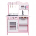 Дитяча кухня Avko Нікея Pink з набором посуду 40040404
