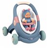 Ходунки Smoby Little 140308 для прогулок 3в1, с пупсом, синие