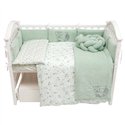 Постельный комплект Twins Be Happy mint 8 эл.