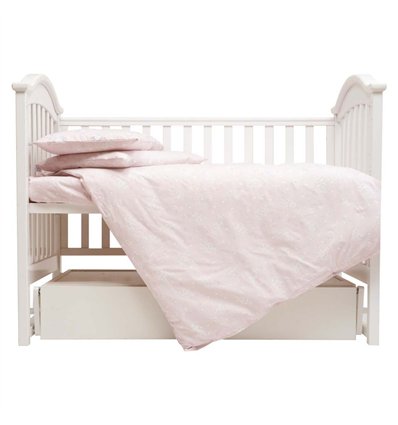 Сменная постель Twins Be Happy (поплин премиум) 4 эл. baby pink