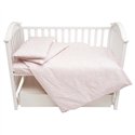 Сменная постель Twins Be Happy (поплин премиум) 4 эл. baby pink
