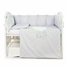 Постельный комплект Babycentre & Twins Moonlight grey 6 элементов