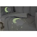 Постільний комплект Babycentre & Twins Moonlight grey 6 елементів
